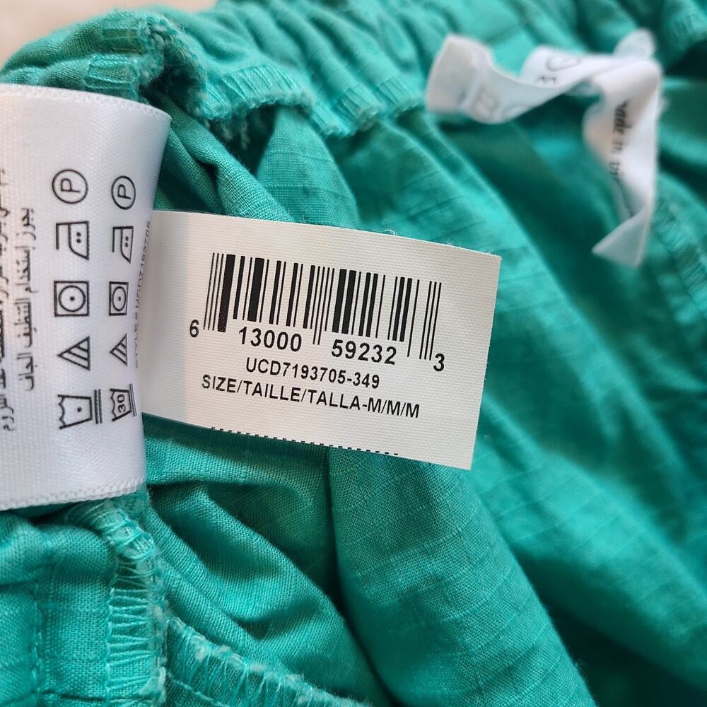 Bcbgeneration Paper Bag Shorts Drawstring Teal Wo… - image 6